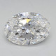 0.88-Carat Oval Lab Grown Diamond