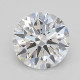 0.9-Carat Round Lab Grown Diamond