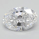 0.9-Carat Oval Lab Grown Diamond