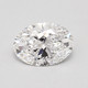 0.9-Carat Oval Lab Grown Diamond