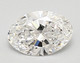 0.92-Carat Oval Lab Grown Diamond
