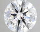 2.01-Carat Round Lab Grown Diamond