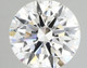 3.09-Carat Round Lab Grown Diamond