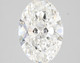 3.41-Carat Oval Lab Grown Diamond