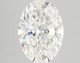 3.67-Carat Oval Lab Grown Diamond