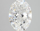 3.07-Carat Oval Lab Grown Diamond