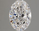 3.02-Carat Oval Lab Grown Diamond
