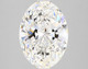 3.14-Carat Oval Lab Grown Diamond