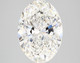 3.67-Carat Oval Lab Grown Diamond
