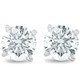 1 Ct Diamond Screw Back Studs 14k White Gold Lab Grown Eco Friendly