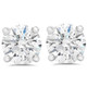 Certified 3Ct TW Diamond Studs 14k Gold Screw Backs Lab Grown