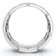 .85Ct TW Round Diamond Mens Link 8mm Wedding Band Gold Polished Ring Lab Grown