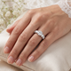 4 1/2 Ct T.W. Round Diamond Engagement Ring 14k White Gold Lab Grown