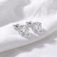 6 Ct TW Round Moissanite Studs in 14k White Gold