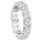 5 Ct Moissanite Eternity Ring in 10k White, Yellow, or Rose Gold (F-G,VVS2)