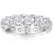 5 Ct Moissanite Eternity Ring in 10k White, Yellow, or Rose Gold (F-G,VVS2)