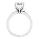 2Ct Pear Moissanite Solitaire Engagement Ring 14k White Yellow or Rose Gold