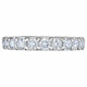 2 Ct Moissanite Eternity Ring Womens Wedding Band 14k White Gold