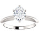 1 Ct Oval Moissanite Solitaire Engagement Ring 14k White Gold 1 Ct Oval Moissanite Solitaire Engagement Ring 14k White Gold