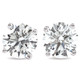 VS 2 Ct TW Round Moissanite Studs 14k White Gold Women's Earrings