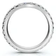 3/4Ct Curved Pave Diamond Wedding Anniversary Ring 14k Gold Lab Grown