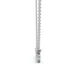 Diamond Script Mama Pendant Gold Necklace 1 1/2" Wide Lab Grown