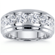 4Ct Men's Diamond Ring in 10k Gold Lab Grown