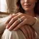 1 3/8Ct Cushion Cut Seven Stone Wedding Ring 14k Gold Lab Grown