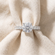 Certified 3 1/4Ct TW Round Diamond Engagement Ring 14k White Gold Lab Grown