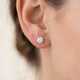 1 1/4Carat (ctw) Diamond Studs in 14k White or Yellow Gold Lab Grown