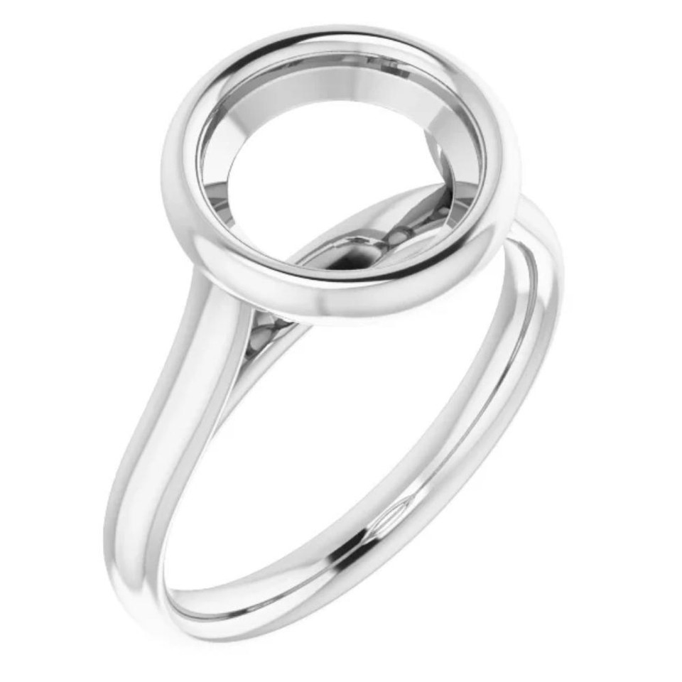 Charlotte Solitaire Bezel Ring Setting