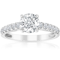 Side Stones Engagement Rings