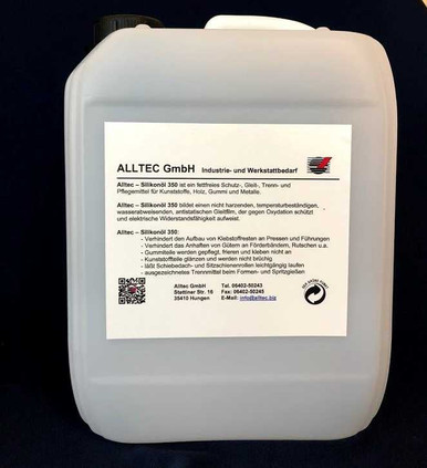 Alltec Premium Silikonöl 350 - 5 l Kansiter