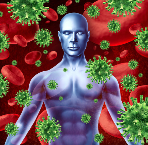 man virus blood