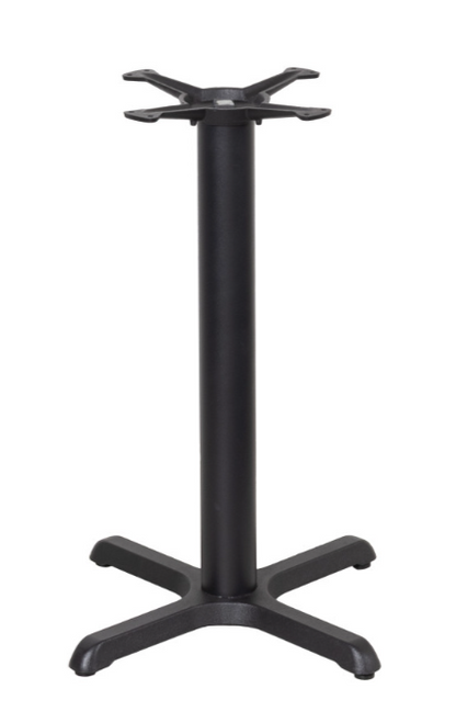 G&A Seating 22" x 22" Claw Type Black Metal Table Base