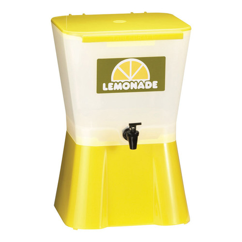 Tablecraft 955 3 Gallon Yellow Beverage / Juice Dispenser