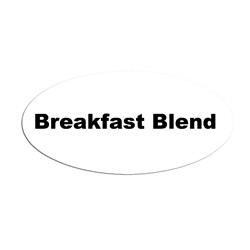 Service Ideas MFTBB Oval Magnetic Flavor Tag, Breakfast Blend - MT1