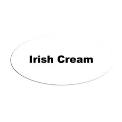 Service Ideas MFTIC Oval Magnetic Flavor Tag, Irish Cream - MT1
