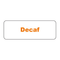 Service Ideas MT1DE Magnetic Flavor Tag, Decaf - MT1