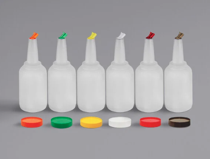 Tablecraft 8128A Pour Master Complete Unit w/ Color Cap, Gallon - SNP801