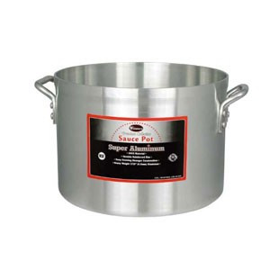 Winco AXHA-14 14 Qt. Heavy Weight Aluminum Sauce Pot - SAUCE14HD