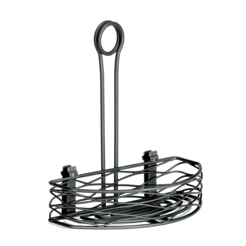 Tablecraft Artisan Versa Rack 4" Half Condiment Caddy - BK159512