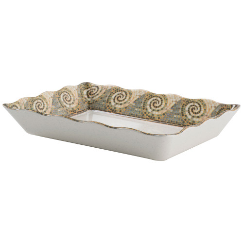 GET ML-88-MO Mosaic Tray - 13 3/4" x 9 3/4" x 2 1/2" - ML88M