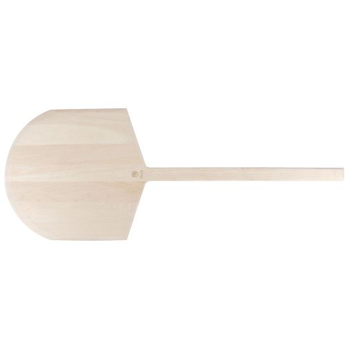 American Metalcraft 4216 16" x 17" Wooden Pizza Peel with 24" Handle - WPP4216