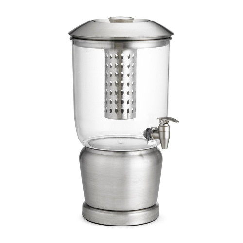 Tablecraft 75 2.5 Gallon Stainless Steel / Polycarbonate Beverage Dispenser