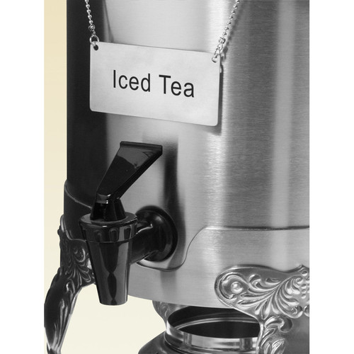 Winco SGN-205 Coffee Chafer Name Plate - "Iced Tea"