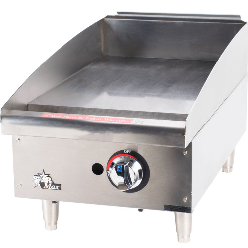 Star 615MF 15" Manual Control Gas Countertop Griddle - 28,300 BTU - 615MD