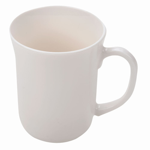 Cardinal Arcoroc 48025 Opal Reception 10 oz. Ivory Stackable Mug - 36 / Case