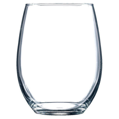 Cardinal Arcoroc C8303 Perfection 15 oz. Stemless Wine Glass - 12 / Case