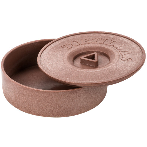 Winco PTW-8 Tortilla Server 8 1/2" Brown - PTW8